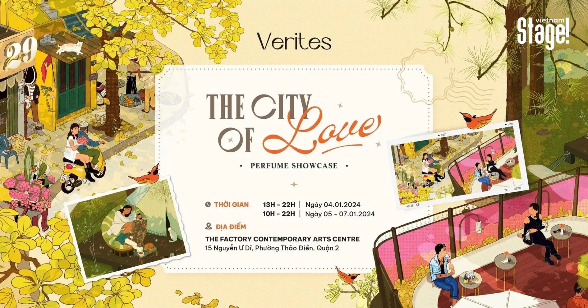 Triển lãm nước hoa The City of Love - Lạc vào thành phố cùng những thơ mộng về tình yêu