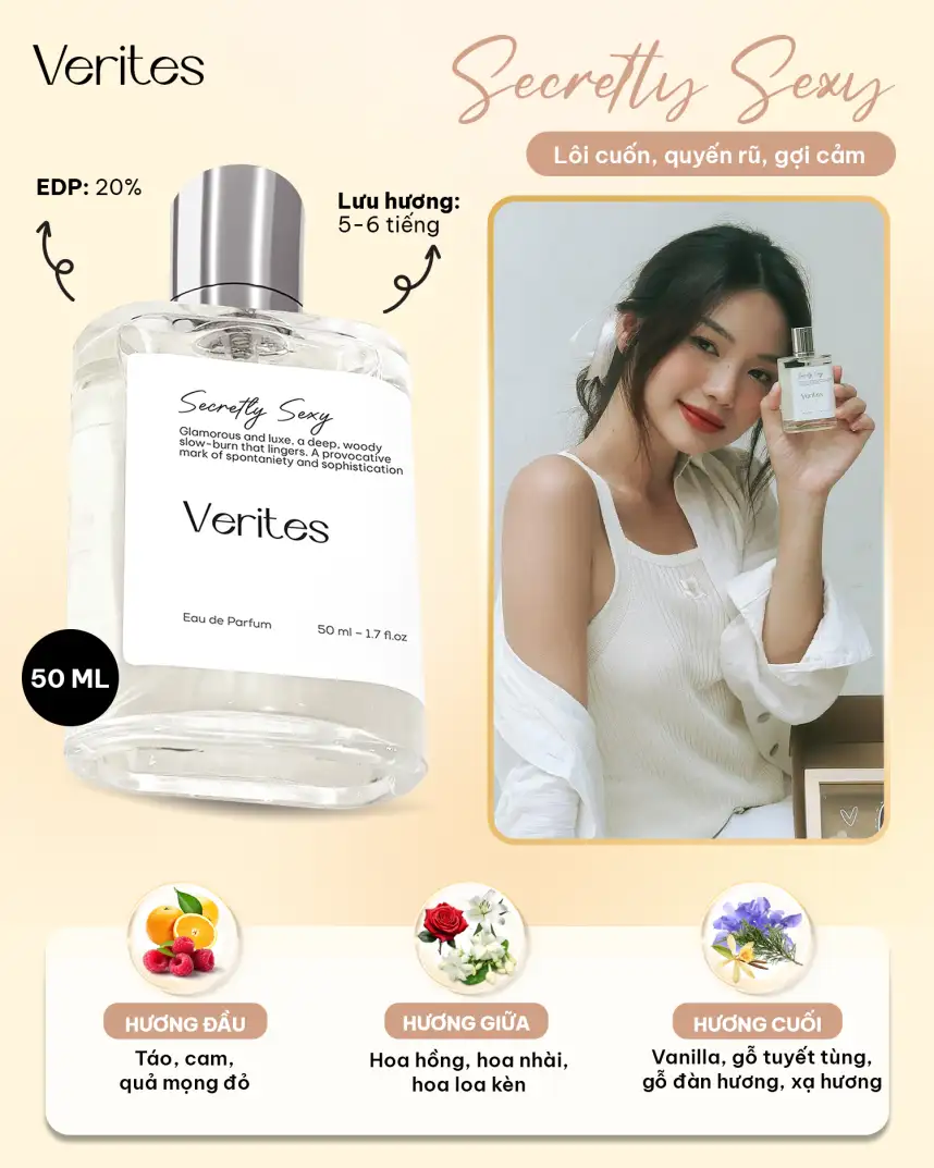 Nước hoa Verites Secretly Sexy