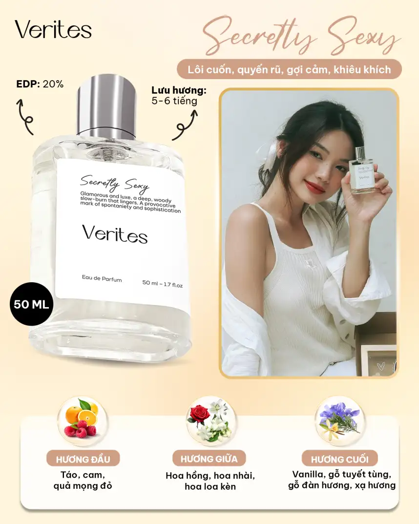 Nước hoa Verites Secretly Sexy